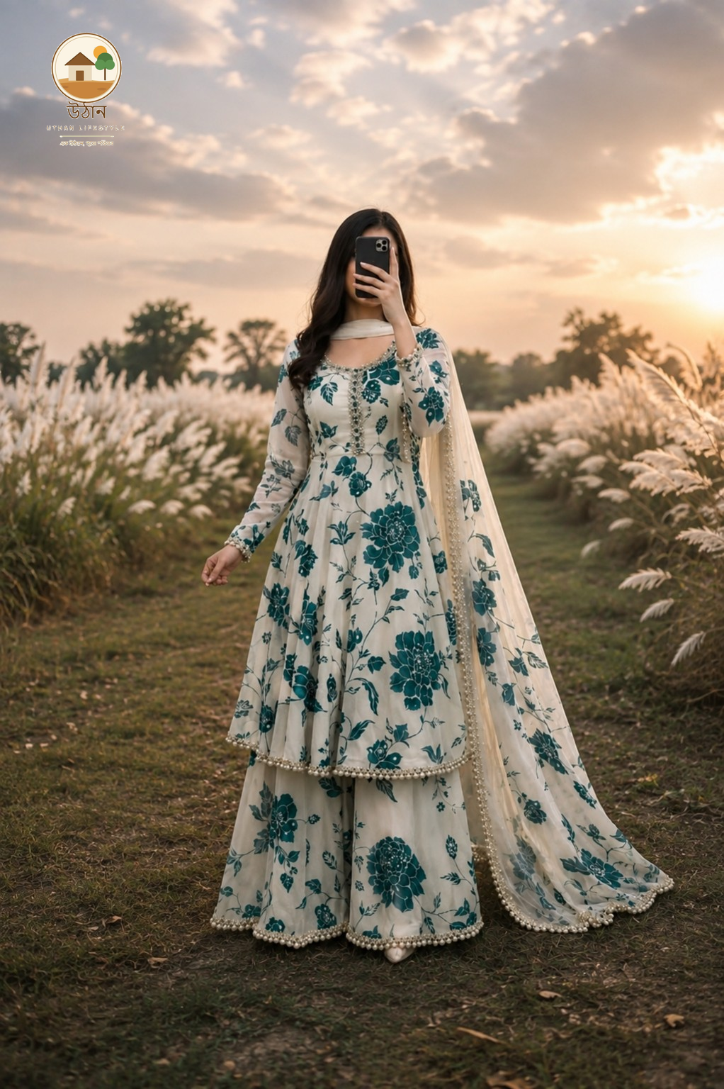 Golap Gown Three Piece
